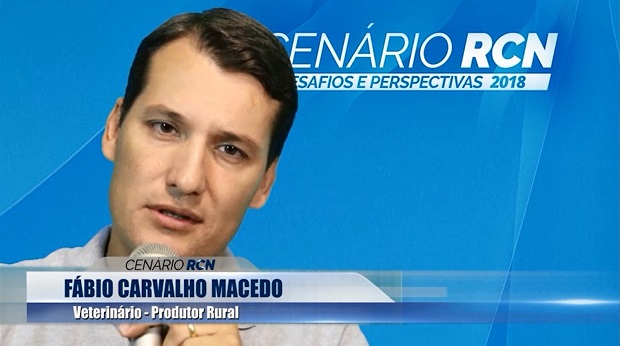 Dr. Fábio Macedo, vice presidente do Sindicato Rural de Paranaíba, em entrevista ao Cenário RCN - Leonardo Guimarães / JPNEWS