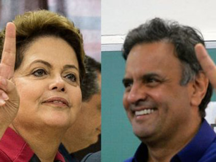Na pesquisa anterior, o tucano aparecia com 46%, enquanto a petista somava 44% das intenções de votos - Ilustração