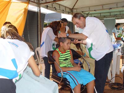 População teve acesso gratuito a corte de cabelo -