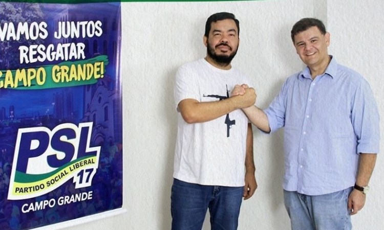 Situação causada por Trutis é debatida no PSL nacional e próprio Vinicius Siqueira acredita que população irá se solidarizar com sua candidatura - Divulgação