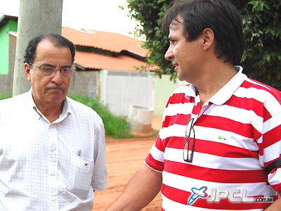 João Penha, presidente da OAB de Três Lagoas, e o sindicalista José Gonçalves -