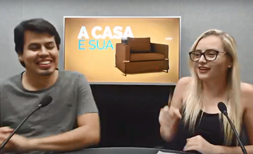 Programa “A Casa é Sua” desta sexta-feira (1º) recebeu o jornalista, Leandro Elias - Reprodução/TVC