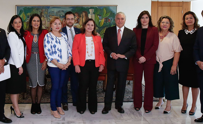 Leis foram sansiondas em solenidade com a bancada feminina do Congresso Nacional, no Palácio do Planalto - Agência Brasil