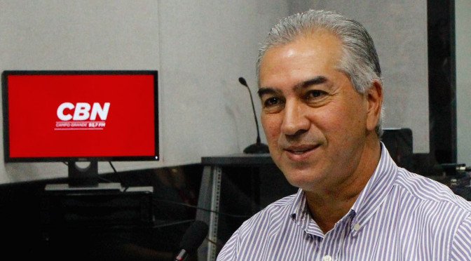 Reinaldo Azambuja foi o convidado do principal jornal da CBN nacional - Arquivo/CBN Campo Grande