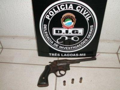 O revólver de calibre 38 foi utilizado para matar o diarista Ander Carlos Generoso, no último dia 18 -