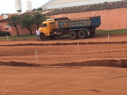 Obras de pavimentação asfáltica na rua Baldomero Leituga, via de acesso a Faculdade AEMS foram iniciadas - Divulgação 