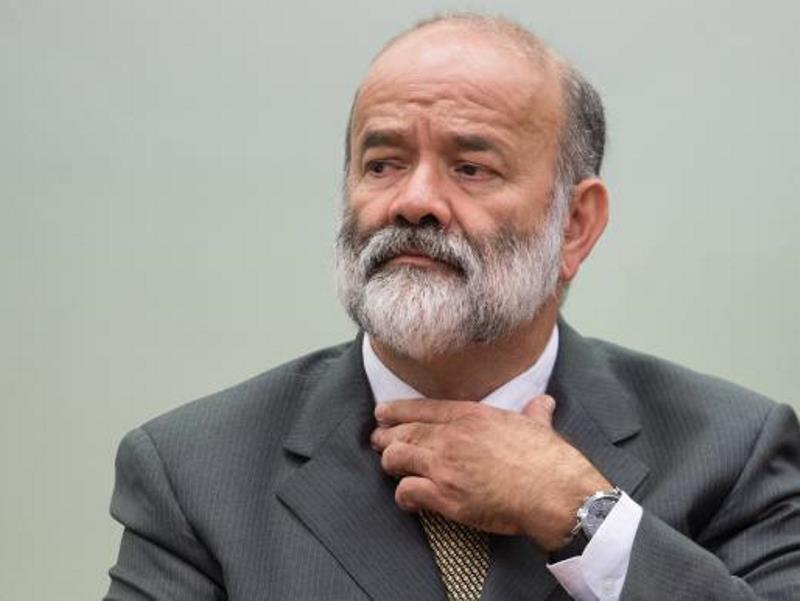 O tesoureiro do PT, João Vaccari Neto, durante depoimento na CPI da Petrobras, na Câmara dos Deputados  - Divulgação