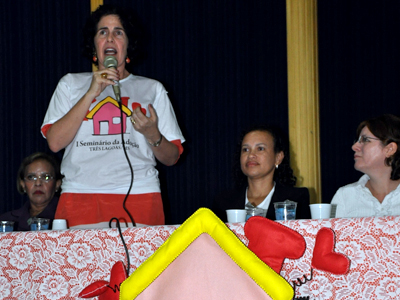 A prefeita Márcia Moura (PMDB) compôs a mesa de autoridades -