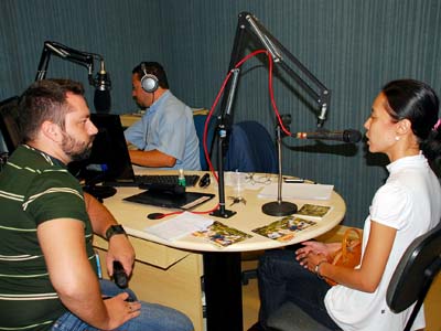 Mirian Girata, coordenadora municipal de imunizações em entrevista à Radio Cultura FM -