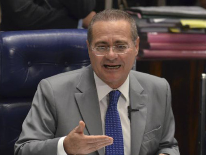O presidente do Senando, Renan Calheiros (PMDB-AL), pede aos deputados e senadores celeridade na votação da proposta que altera regras do superávit.  - José Cruz/Agência Brasil