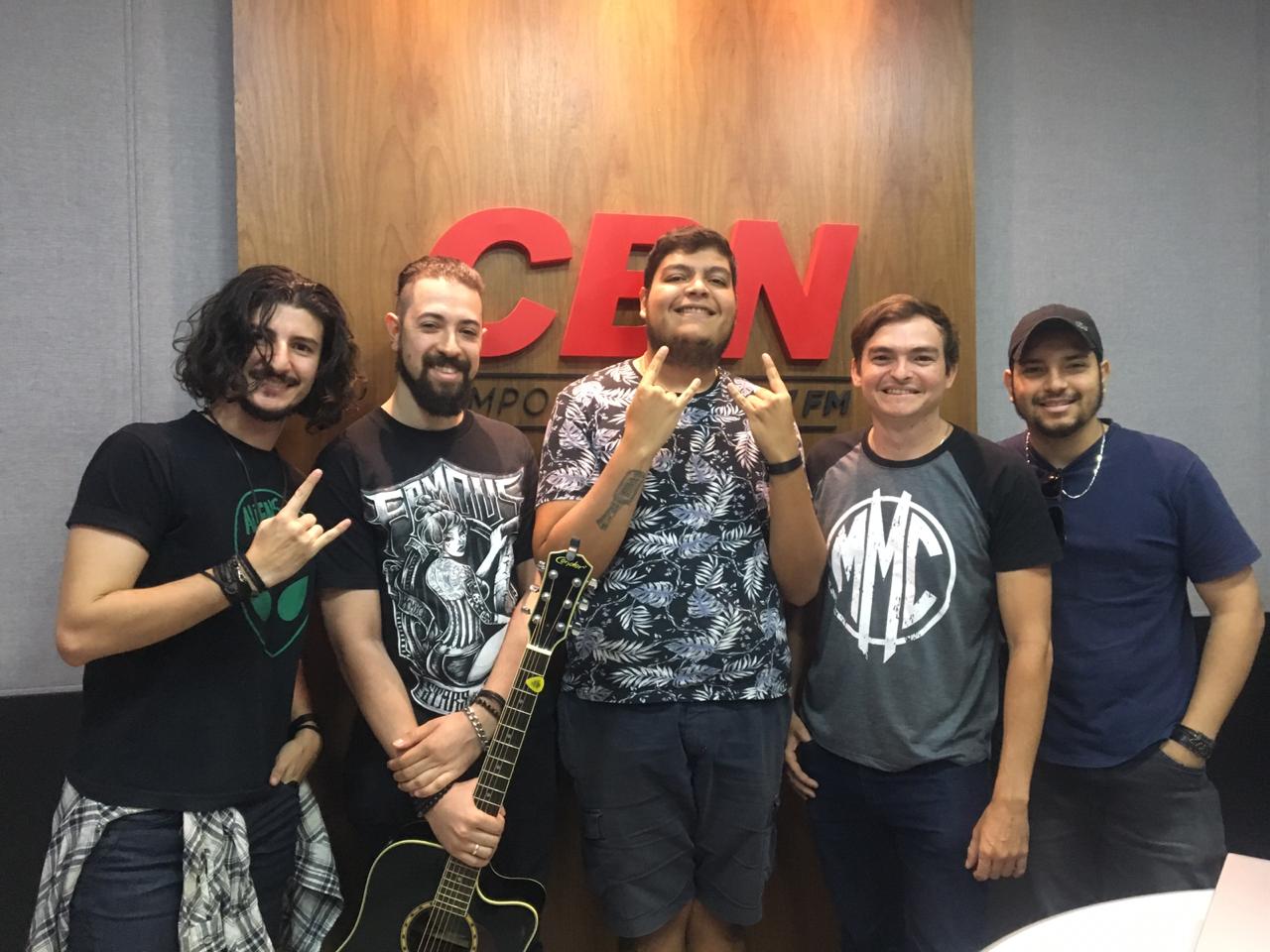 Integrantes contam à CBN Campo Grande sobre a crianção da banda, novo álbum e projetos para 2019. - Foto: Ingrid Rocha/CBN