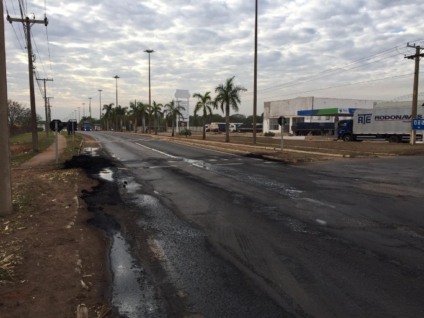 Ato deixou via que liga São Paulo ao Mato Grosso do Sul totalmente interditada - Marcelo Marcos/JPNews