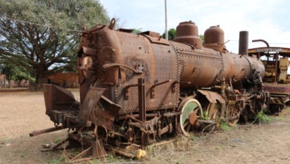 ‘Maria Fumaça’ está parada há 40 anos no pátio da NOB - Arquivo/JPNEWS