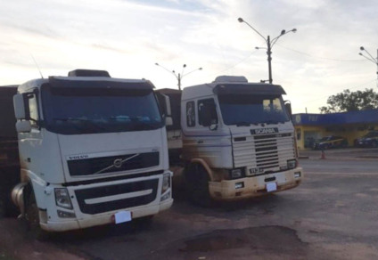 Todos foram presos e levados com as cargas apreendidas para a PF em Campo Grande - Imagem cedida/PF