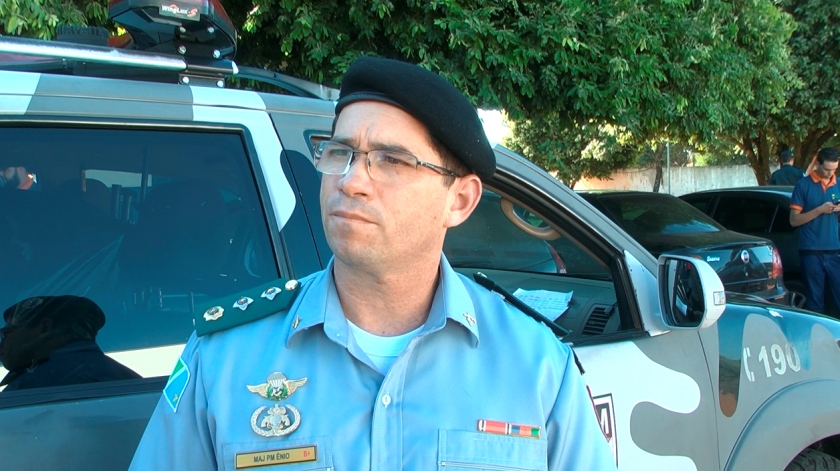 Major Ênio: "Ações coordenadas para diminuir crimes e dar resposta à região" - Arquivo/JPNews