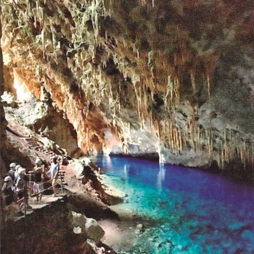Gruta Azul de Bonito: parte dos recursos não foi repassada ao Imasul - Divulgação