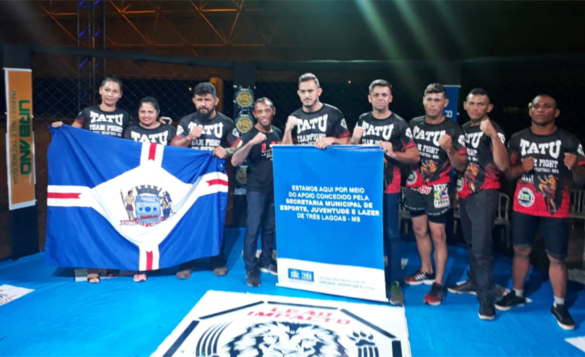 Equipe foi comandada pelos professores mestres Valdeir Sebastião de Souza (Muay Thai) e Antônio Erasmo - Tatu (MMA) - Divulgação/Sejuvel