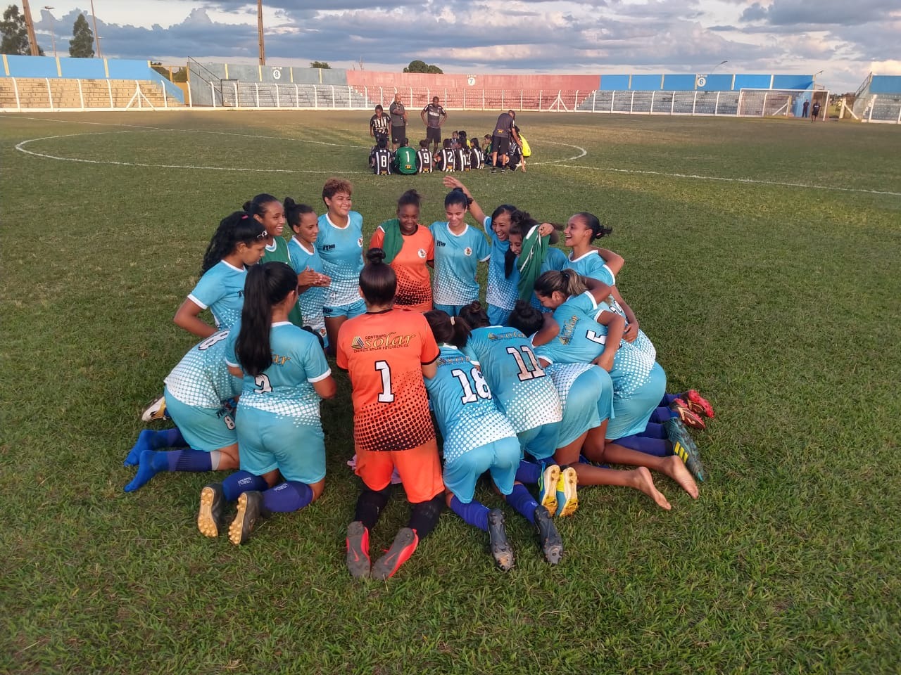 Equipe da Moreninhas no Brasileiro Feminino deste ano - Reprodução Gazeta