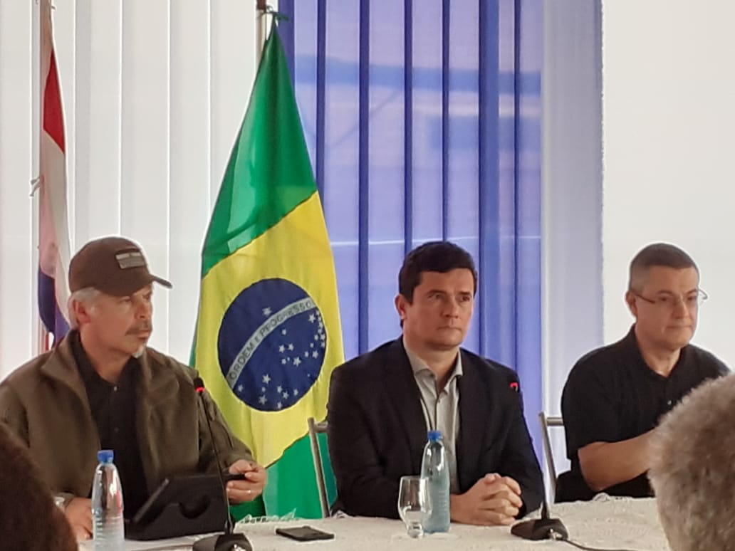 Representantes do Paraguai e da Argentina não estiveram presentes devido ao forte nevoeiro no Aeroporto Internacional de Ponta Porã - Lílian Rech/CBN