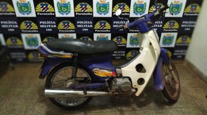 Motocicleta foi adquirida pelo jovem por R$600 - 13º BPM Paranaíba