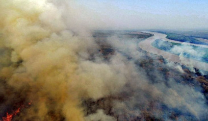 Incêndios continuam e apenas 40 brigadistas atuam na região - CBMS Incêndios continuam e apenas 40 brigadistas atuam na região - CBMS