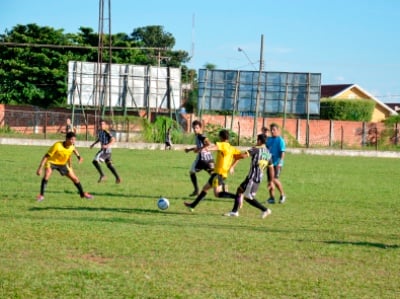 Time, em amistoso realizado contra o Comercial -