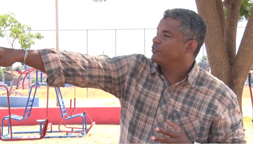 Celso José de Souza, presidente da Associação de Moradores do Bairro. | Foto: Reprodução/TVC