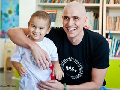 O ator é padrinho da nova campanha em prol do hospital do GACC -