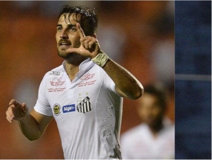 Rafael Longuine, autor do único gol de Santos e Água Santa - 1 a 0 - Divulgação/FPF