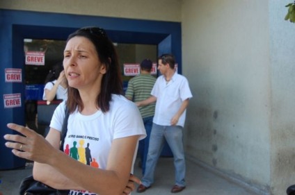 Presidente do sindicato, Thelma Regina Canisso -