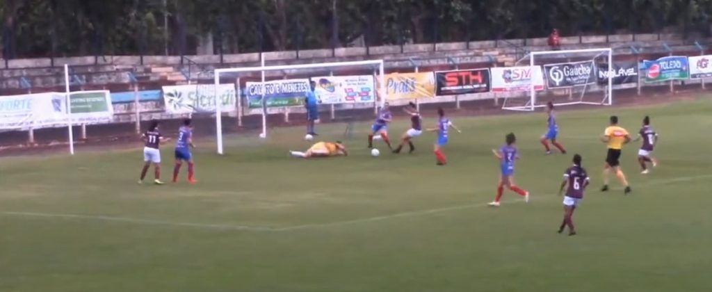 Equipe de MS levou uma goleada de 5 a 0 do Juventus-SP - Foto: Reprodução FFMS