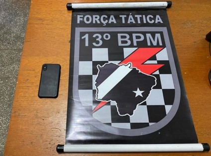 Quatro suspeitos foram encaminhados para a delegacia - 13º BPM Paranaíba/Reprodução