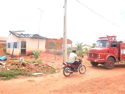 Incêndio ocorreu em uma residência do bairro Jardim Carandá -