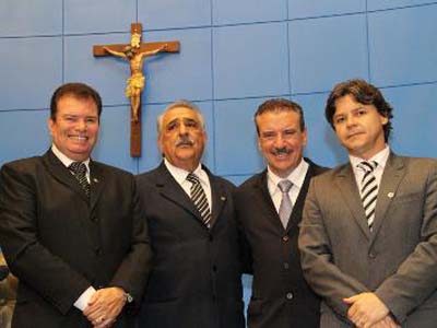 Os deputados Mauricio Picarelli, Jerson Domingos, Paulo Corrêa e Paulo Duarte -
