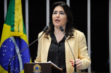 Simone Tebet votou pelo impeachment da presidente Dilma - Divulgação 