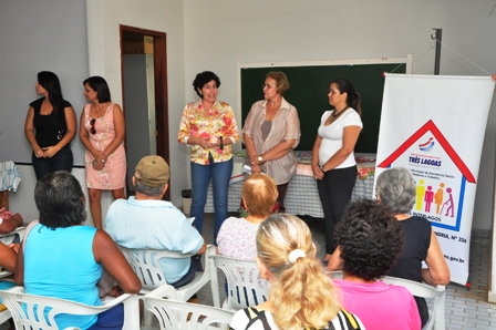 Márcia reunida com grupo da Melhor Idade -