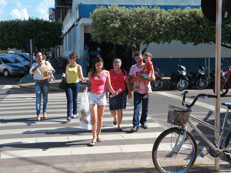 Uso da faixa de pedestre é novamente tema da Semana Municipal de Trânsito - Elias Dias/JP