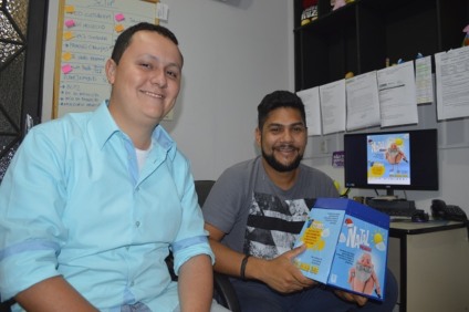 Fernando Moraes e Danilo Fiuza coordenam o lançamento da campanha - Valdecir Cremon/JP