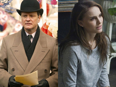 Colin Firth e Natalie Portman foram os grandes vencedores -