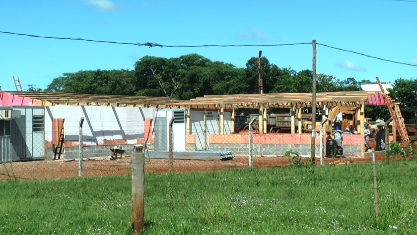 Obras de construção do Atacadão seguem ritmo acelerado - Reprodução TVC