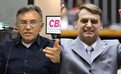 Os mais bem votados em TL: Odilon de Oliveira (PDT) e Jair Bolsonaro (PSL) - Reprodução