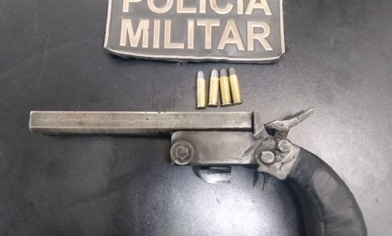 Polícia Militar prende autor de porte ilegal de arma de fogo em Paranaíba - Divulgação/PMMS