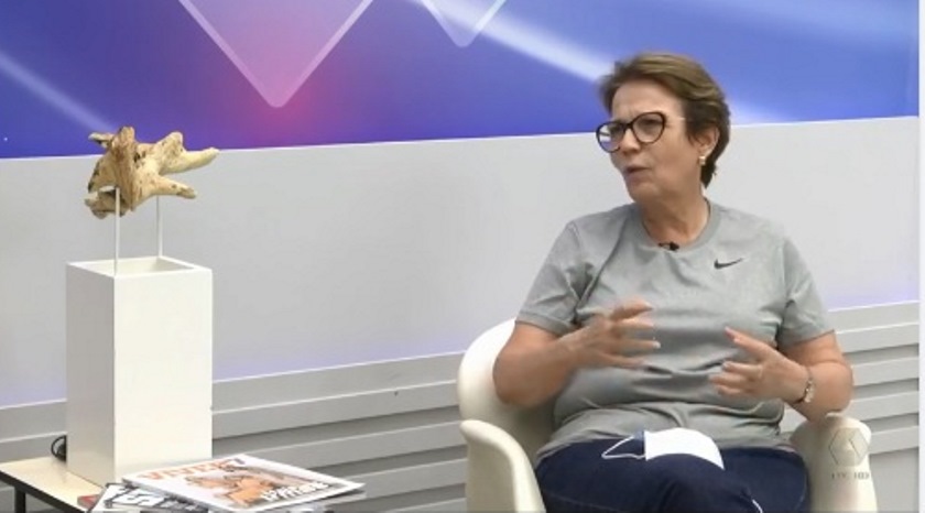 Ministra da Agricultura, Pecuária e Abastecimento visitou Três Lagoas nesta quinta-feira e concedeu entrevista à TVC - Reprodução TVC