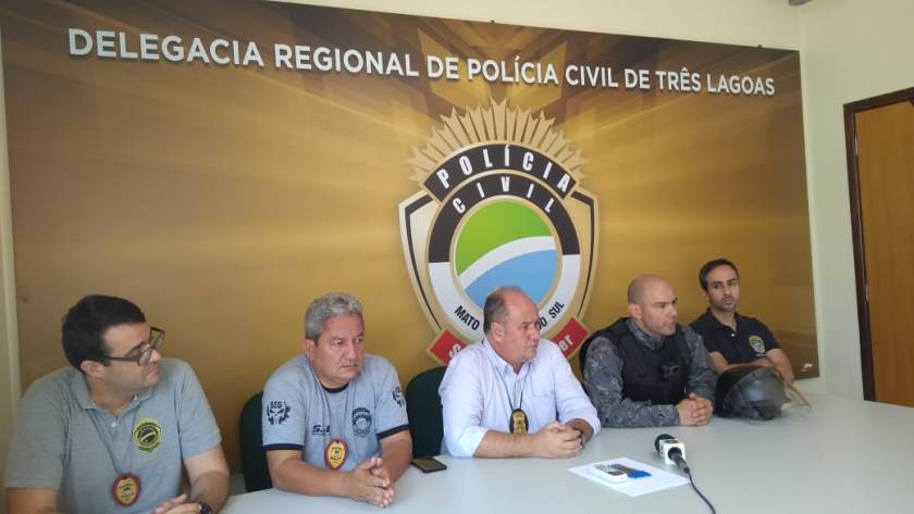 Coletiva de imprensa foi realizada na manhã desta quinta-feira (31) pela Polícia Civil - Alfredo Neto/JPNEWS