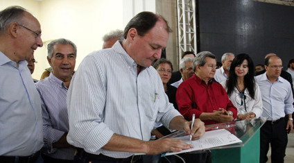 Depois de quatro anos como braço direito do governador Reinaldo Azambuja (PSDB), Marcelo Miglioli muda de legenda - Chico Ribeiro/ Governadoria
