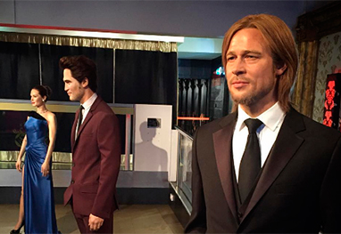 Museu de cera separa estátuas de Angelina Jolie e Brad Pitt Museu de cera separa estátuas de Angelina Jolie e Brad Pitt