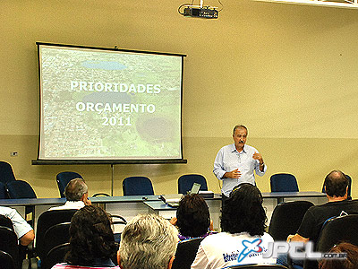 Audiência Pública reuniu poucos representantes para discutir o orçamento de 2011 -