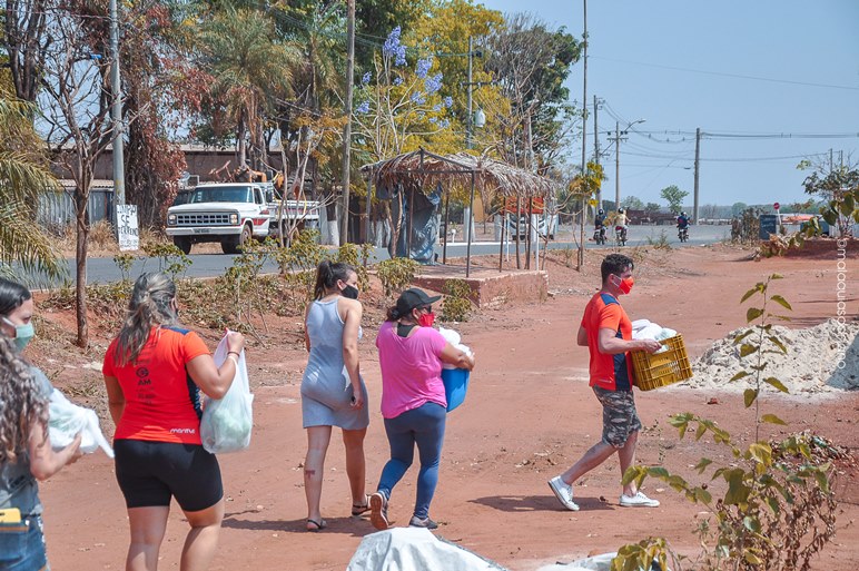 Ação social foi realizada por grupo de corrida de Três Lagoas - Divulgação