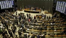 Votação na Câmara foi marcada pela obstrução de deputados oposicionistas - Wilson Dias/Agência Brasil