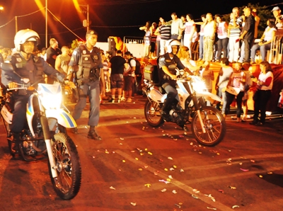 Policiamento da PM no Carnalegria -